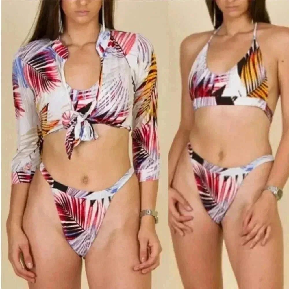BIKINI WITH CROP TOP SET